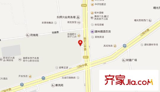 江陽苑交通圖 