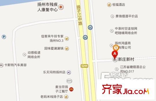 新莊新村交通圖 