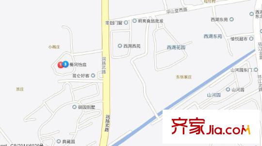 蜀崗怡庭交通圖 