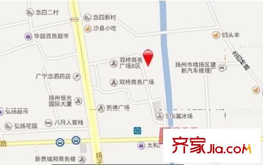 雙橋王莊交通圖 