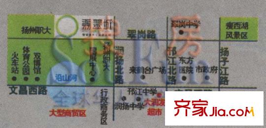 翡翠城交通圖