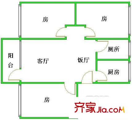 鳳凰新村戶型圖403988925800 