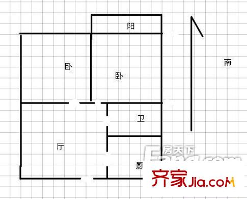 山水錦城 戶型圖