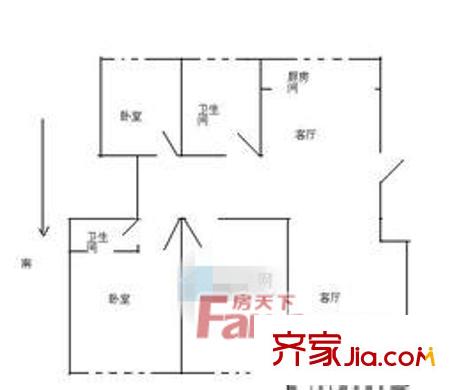 山水錦城 戶(hù)型圖