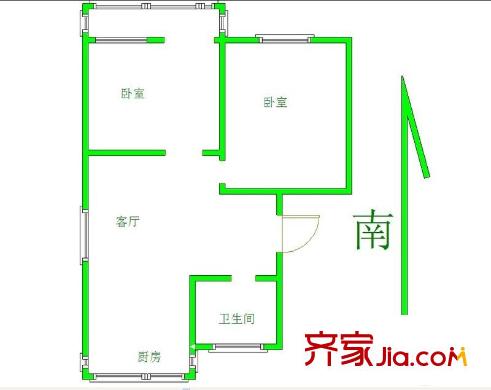 新莊新村 0室 戶型圖