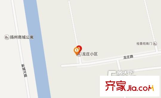 龍莊小區(qū)交通圖 