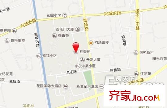 新桂香苑交通圖 