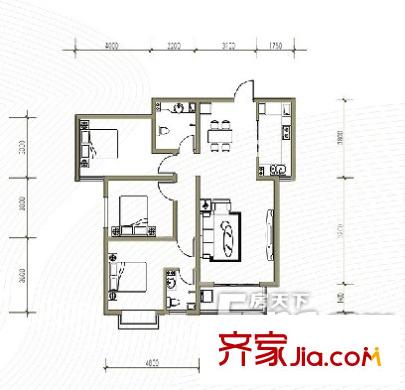 新桂香苑 戶型圖