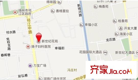 新世紀花苑交通圖 