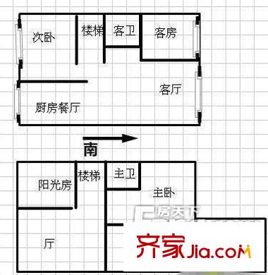 山水錦城 戶(hù)型圖