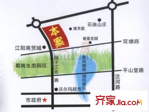 花樣年華交通圖
