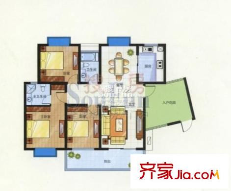 花樣年華戶型圖409594522400 