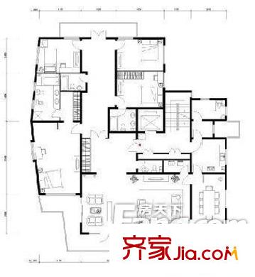新港名城花園戶型圖400114265200 