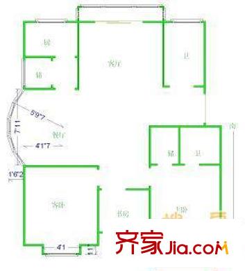 御河苑戶型圖御戶16 