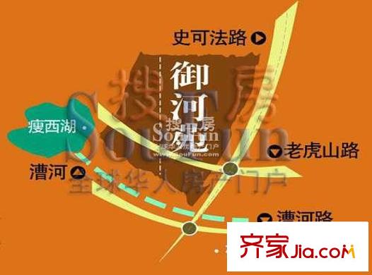 御河苑交通圖
