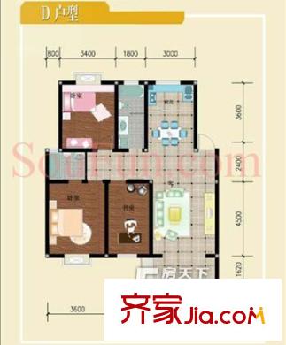 凱萊花園 戶型圖