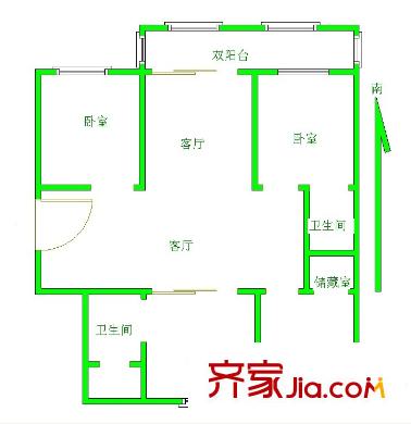 萊福花園 戶型圖