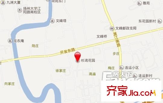 杉灣花園交通圖 