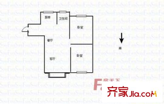 杉灣花園 戶型圖