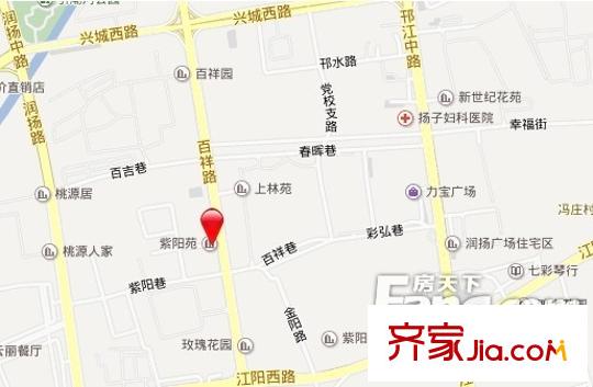 紫陽(yáng)苑交通圖 