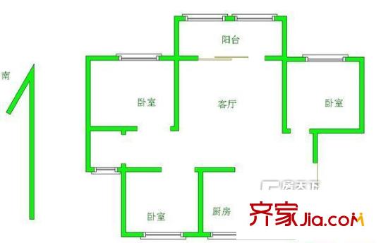新世紀花苑戶型圖20130716211945724 