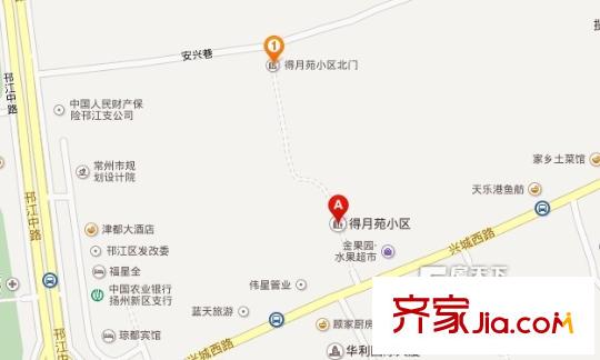 得月苑交通圖 