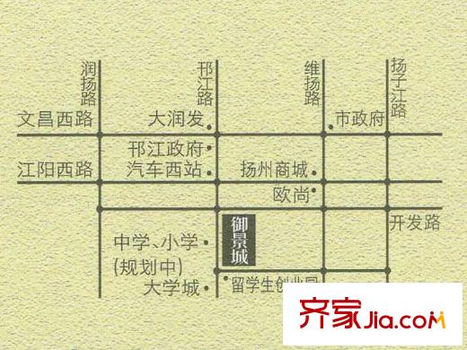 潤和御景城交通圖