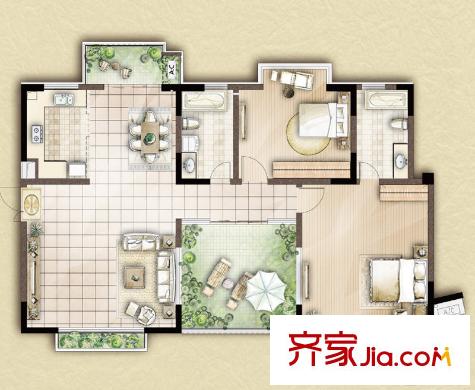 首開(kāi)水晶城 戶型圖