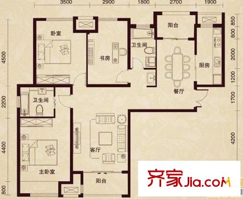 首開(kāi)水晶城 戶型圖