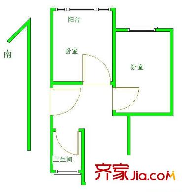 寶帶新村 戶型圖