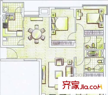 新港名城花園戶(hù)型圖3d4176a0684befd27069590c0ffb-medium 
