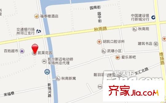 凱萊花園交通圖 