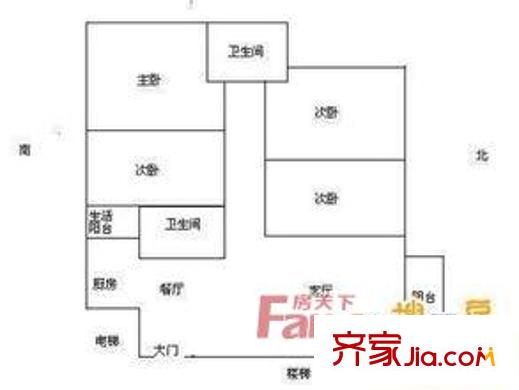 杉灣花園 戶型圖