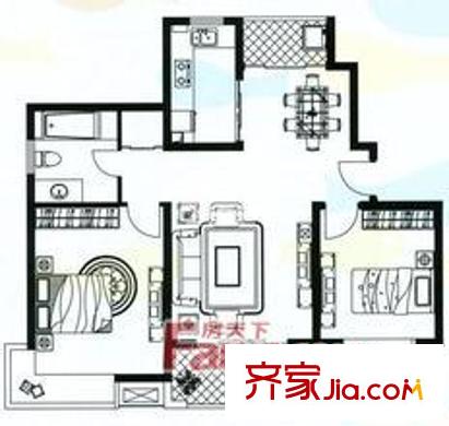 紫陽苑 戶型圖