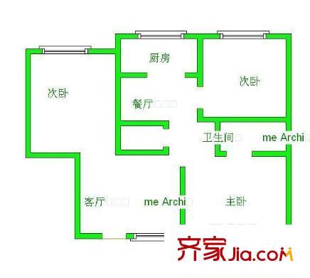 振興花園 戶型圖