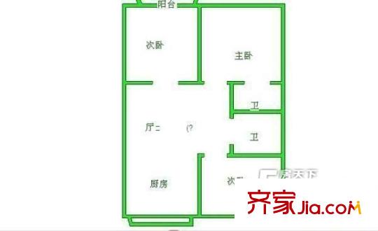振興花園 戶型圖