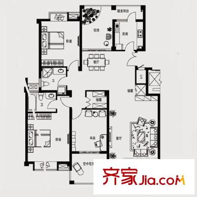 佳家花園 戶型圖