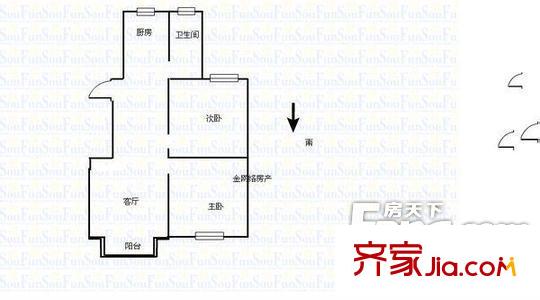 佳家花園 戶型圖