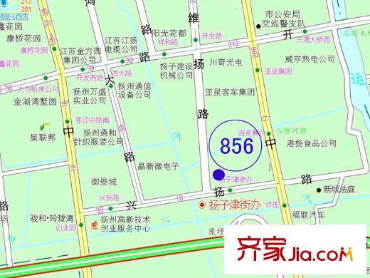 農(nóng)工商856地塊交通圖