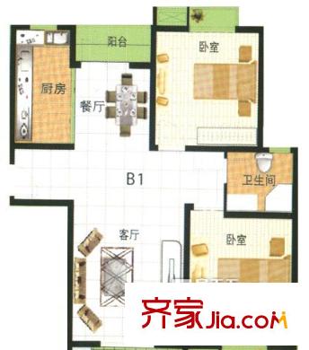陽(yáng)光地帶戶型圖1241435173797 