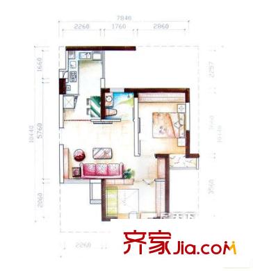 首開(kāi)水晶城 戶型圖