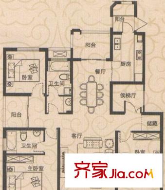 首開(kāi)水晶城 戶型圖
