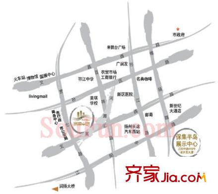 保集半島交通圖