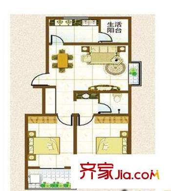 寶帶新村 戶型圖