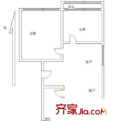 寶帶新村 戶型圖