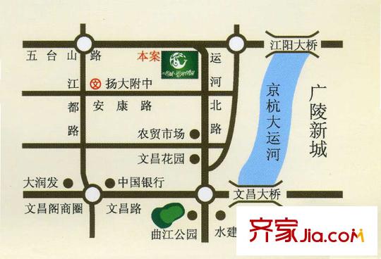 名城?運河佳園交通圖名城運河佳園區(qū)位圖