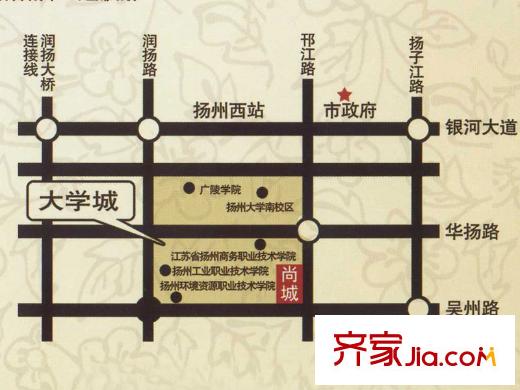 尚城交通圖