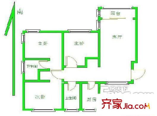 佳家花園 戶型圖