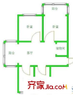 新盛花園 戶型圖