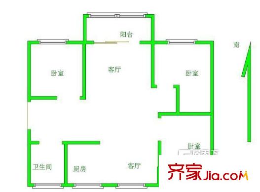 新盛花園 戶(hù)型圖